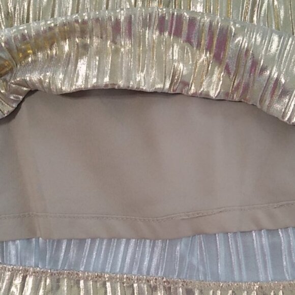 NEW Mark & James Badgley Mischka Metallic Dress - Picture 10 of 16